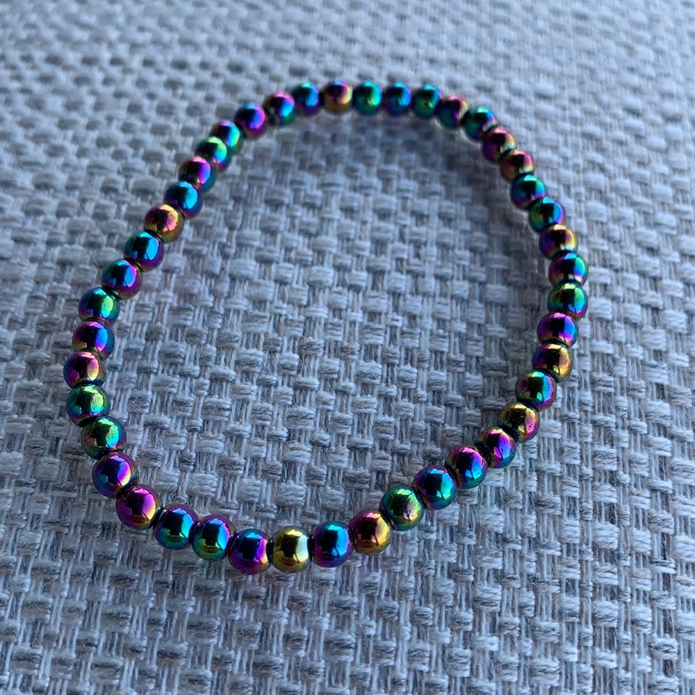 Rainbow hematite power mini for littles